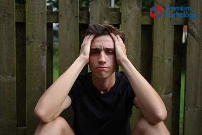 Мужчина держится за голову